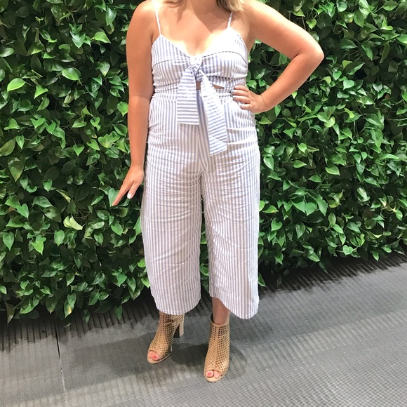 Main Strip Pants - Main Strip Nautical Jumpsuit